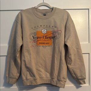 Veuve Clicquot Beige Sweatshirt